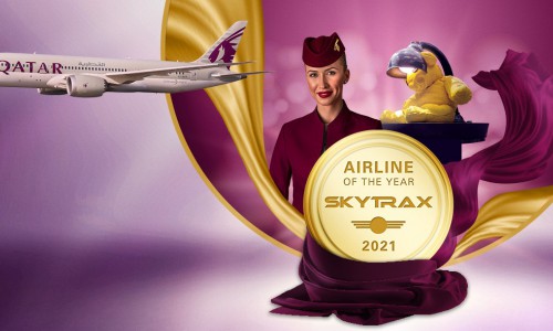卡塔尔航空被Skytrax评为“2021年度最佳航空公司” 成史上首家六度获得这一业界至高荣誉的航