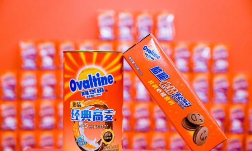 酷脆心情夹心饼干上市，阿华田进入零食赛道