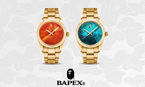 潋滟似水，炽热如焰 BAPEX 全新腕表系列定格黄金时间