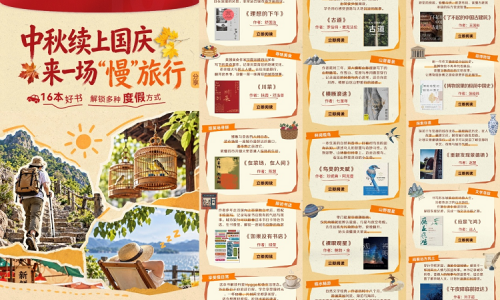华为阅读国庆好书盘点：从城市漫游到山野人文，16本好书陪你松弛度假